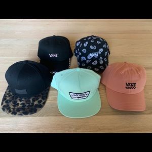 Women’s lot 5 vans hat.